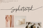 Faustine Modern Script , , - peachcreme.com